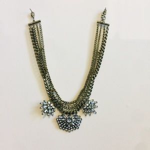 Crystal stone necklace